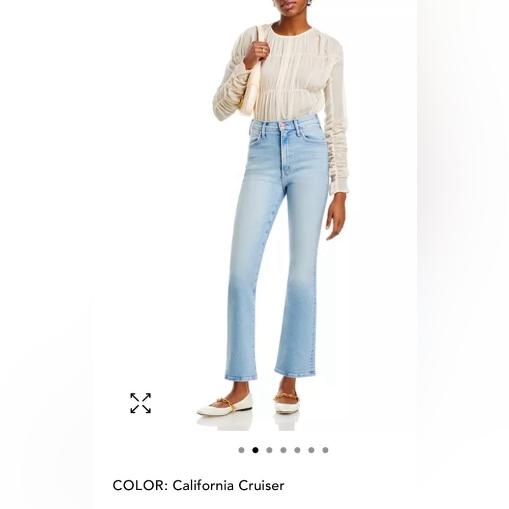 Anthropologie MOTHER Hustler high rise ankle jeans